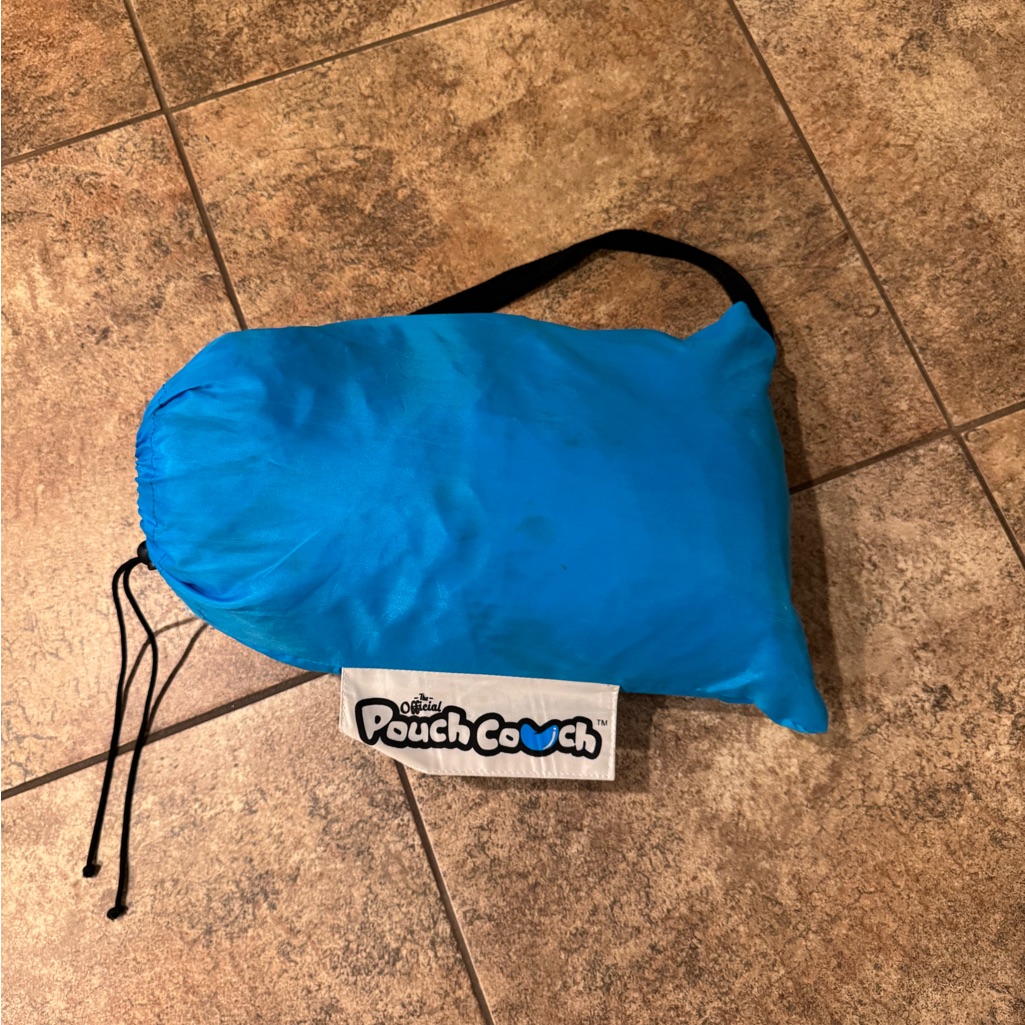 Blue Pouch Couch Inflatable Sofa